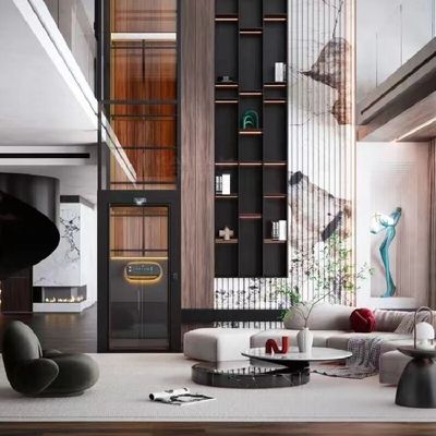 Thang máy lái vít cho 1-2 người Thang máy lái vít trong nhà