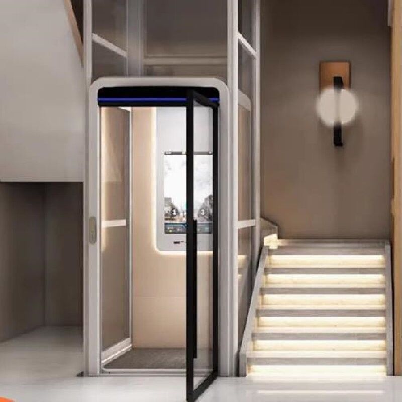 Thang máy trục vít ít bảo trì – 500–5000 kg, 2–5 điểm dừng