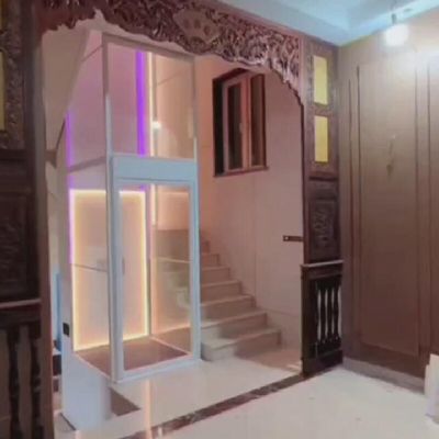400Kg nhà vít lái thang máy nhỏ gọn nhà thang máy 50 feet chiều cao du lịch