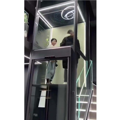 Cửa Acrylic rõ ràng Thang máy nhà 500lbs Home Mini Thang máy