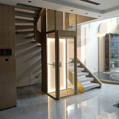 Thang máy nâng hành khách thủy lực tự động với cabin 304 # và động cơ 4,7 kW