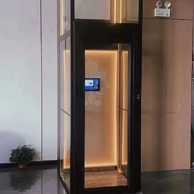 5Stop 2.2Kw Thép không gỉ thang máy thủy lực thang máy nhà sản xuất với điều khiển vi xử lý