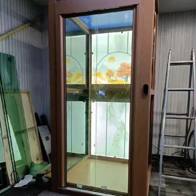 Thang máy nhà không gỉ Thang máy thủy lực 14,5 mét Thang máy nhà ở nhỏ