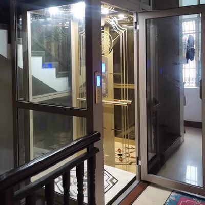 Căn hộ nhìn qua thang máy thang máy thủy lực nhỏ cho nhà