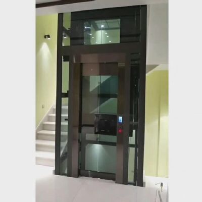 Thép Well Shaft Gearless loại kéo thang máy Trung tâm mở 0.6m/S