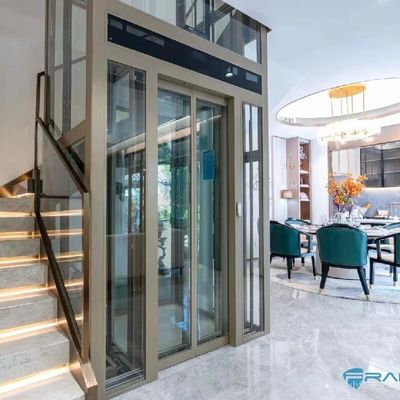 Thang máy gia công không có bánh xe 30 mét Bảo vệ quá tải tiếng ồn thấp