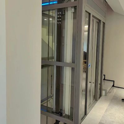 Thang máy kéo gia đình với chiều cao di chuyển 30M Động bởi hệ thống kéo không có bánh răng ISO9001 được chứng nhận