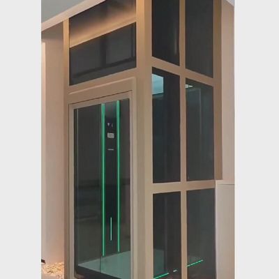 Thang máy kéo nhà ở cánh cửa lơ lửng đơn / Thang máy nhà điều khiển VVVF