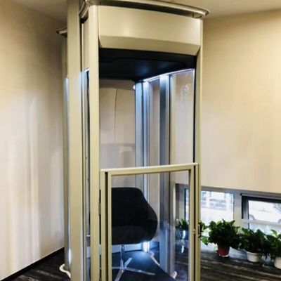 Thang máy nâng cápsula thủy lực tùy chỉnh 2 tầng thang máy nâng cápsula cho nhà