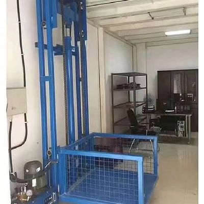1M-12M Nâng thang máy vận tải thủy lực An toàn Interlock thang máy vận tải