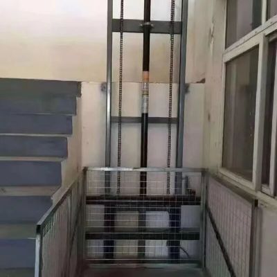 1T 2T Thang máy vận tải thủy lực Thang máy vận chuyển hàng hóa dân cư tùy chỉnh