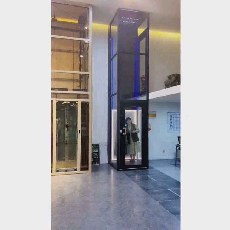 Office Platform Traction Type Lift 500-1000 Kg Capacity Gear và hệ thống động cơ