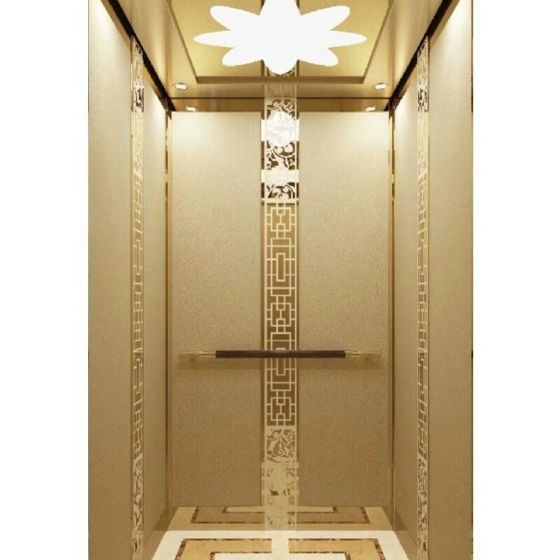 Thang máy gia đình thủy lực không phòng máy, không hố - Không cần hố, 5 điểm dừng