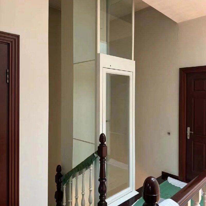 Thang máy thủy lực không hố với cửa tự động và động cơ 4,7 KW cho 5Stop