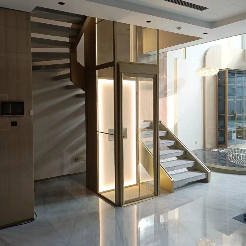 Thang máy nâng hành khách thủy lực tự động với cabin 304 # và động cơ 4,7 kW