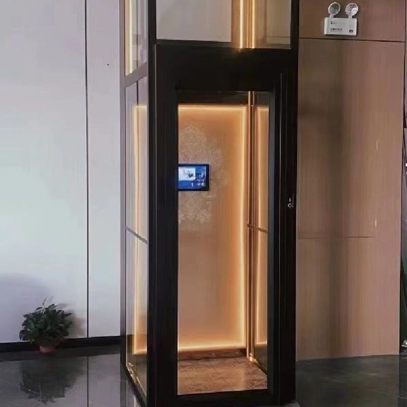 5Stop 2.2Kw Thép không gỉ thang máy thủy lực thang máy nhà sản xuất với điều khiển vi xử lý