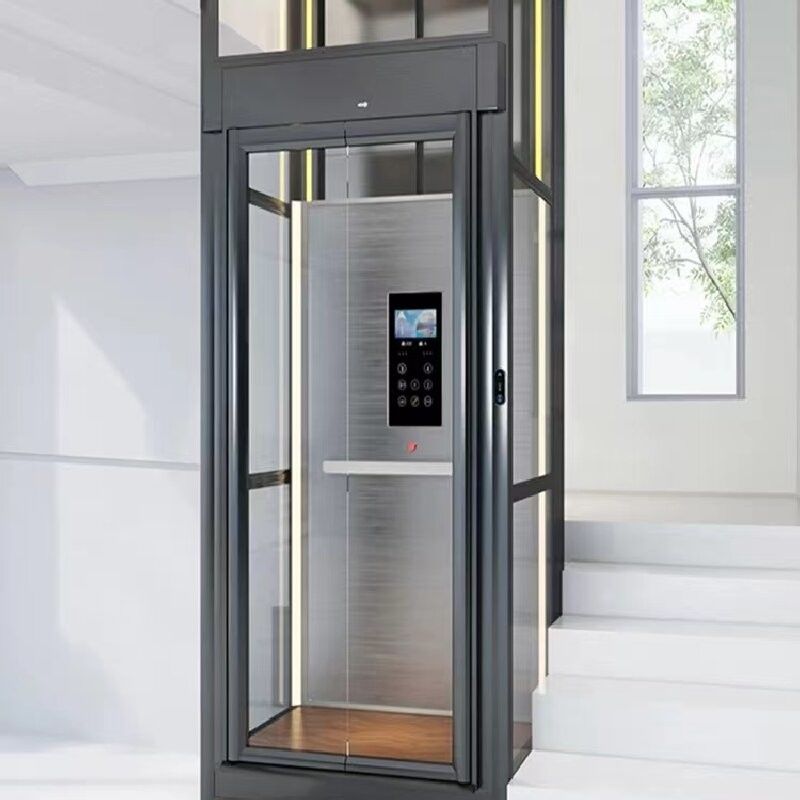 14.5m Max cao thang máy gia dụng thủy lực với 5 điểm dừng và cửa tự động