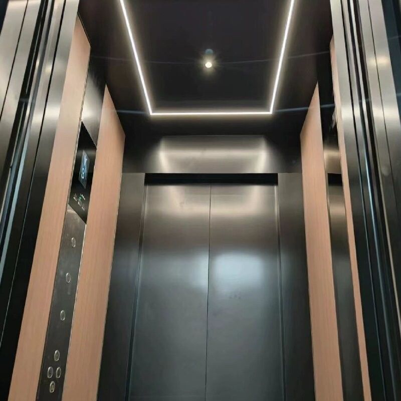Tùy chỉnh 2.9 M xi lanh lớn thang máy thủy lực với 0 M độ sâu hố và 304 # thép không gỉ cabin