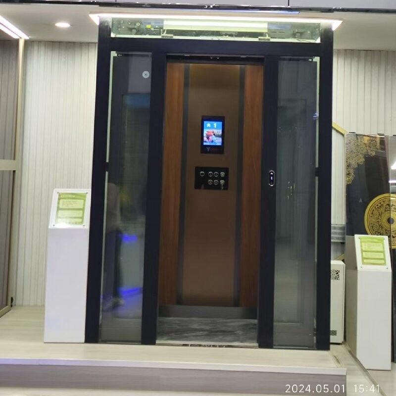 Nhà thanh lịch không có bánh xe thang máy kéo 500-1000 kg dung lượng cửa trượt tự động
