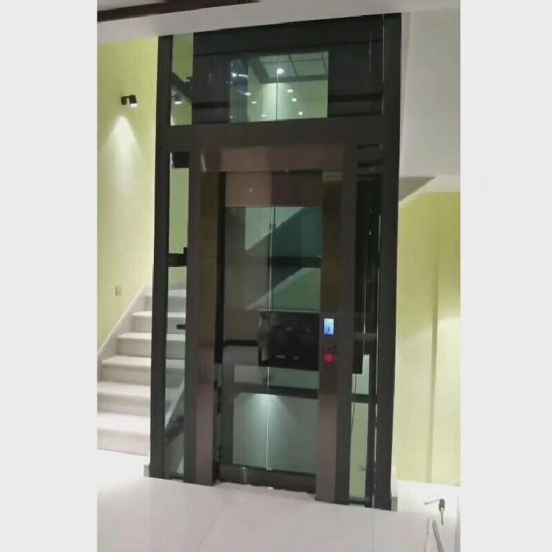 Thép Well Shaft Gearless loại kéo thang máy Trung tâm mở 0.6m/S