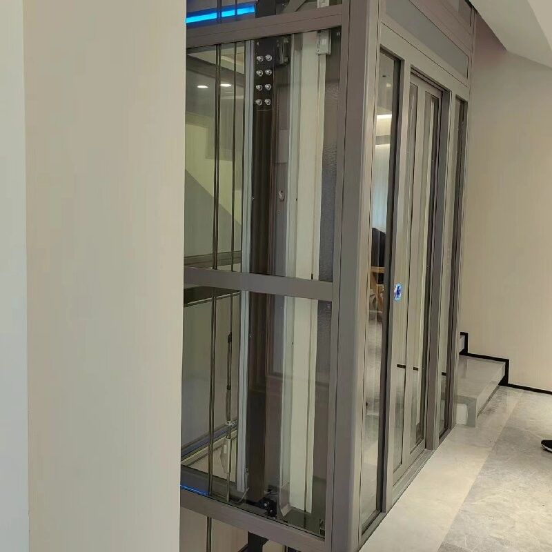 Thang máy kéo gia đình với chiều cao di chuyển 30M Động bởi hệ thống kéo không có bánh răng ISO9001 được chứng nhận