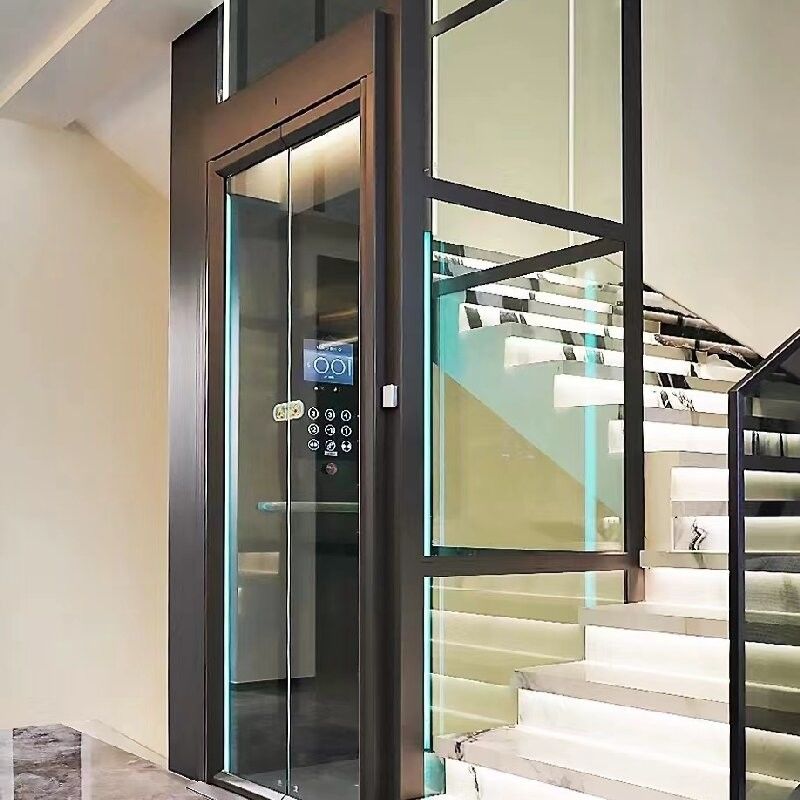 400kg-1000Kg Capacity Thang máy kéo dân cư 30M Thang máy kéo